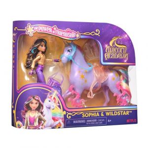 Unicorn Academy - L'Ecole des Licornes - Licorne Wildstar + Poupée Sophia - Licorne, Poupée Et Accessoires À Collectionner - Jouets Inspirés De La Série L'Ecole des Licornes - Jouet Enfant 4 Ans Et +
