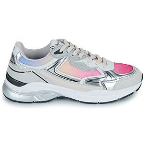 Pepe Jeans Chaussures Dave Colors gris rose orange bleu femme - 37