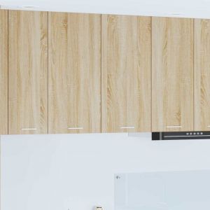 VidaXL Armoire suspendue avec stockage Ch&ecirc;ne Sonoma 80 x 31 x 80 cm