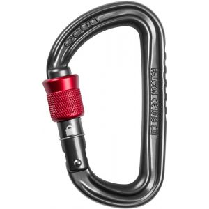Ocun Mousquetons Falcon Screw - Anthracite / Red - Taille One Size