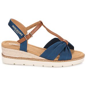 Dockers by Gerli Tongs de - Sandales Talons Haut - EU38 à EU41 - pour Femme - bleu