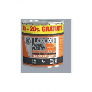Loxxo - Peinture Façade Pliolite 12L Gris ciment ral 7040 12 l