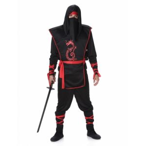 Déguisement ninja homme noir