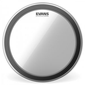 Evans BD24GMAD - Peau de grosse caisse GMAD transparente, 24 pouces