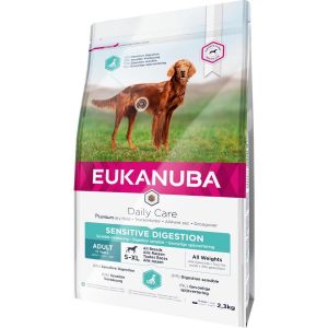 Eukanuba Chien Adulte Daily Care Digestion Sensible Pour Toutes Les Races Poulet 2,5kg
