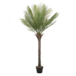 Palmier Artificiel 150 cm, Plante Artificielle Grande, Palmier Tropical Artificiel, Fausse Plante en Plastique, Aspect Naturel, Arbre en Pot,