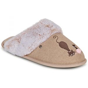Image de Isotoner Chaussons 97357 - Couleur 37,38,39,40 - Taille Beige