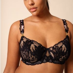 GOSSARD Soutien-gorge balconnet demi-bonnet rembourr&eacute; Lace Soiree - Noir