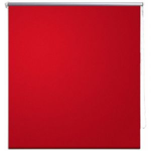 Image de Store enrouleur rouge occultant 100 x 230 cm fenêtre rideau pare vue volet roulant 4102050