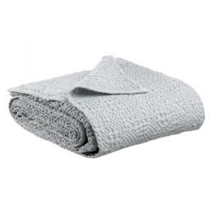 Vivaraise Plaids, jet&eacute;s STONEWASHED TANA Blanc - Taille 140x200 cm