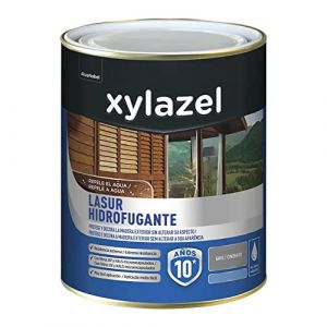 Xylazel SOL LASUR HIDROFUGANTE Gris 750 Acrylique Hydrofuge &agrave; Pores Ouverts 1 kg