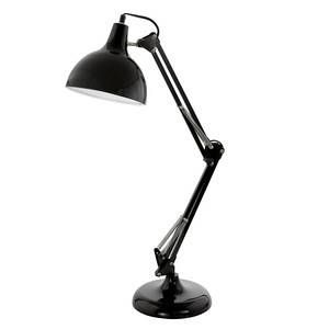 Image de Eglo Lampe de table BORGILLIO Noir, 1 lumière - Moderne - Intérieur - BORGILLIO - Délai de livraison moyen: 8 à 12 jours ouvrés. Port gratuit France métropolitaine et Belgique dès 100 ?.