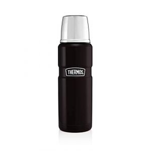 Thermos En Acier Inoxydable 470 ML, Noir Mat, 0,47 l