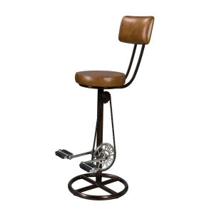Rendez Vous Déco Chaise de bar Phoenix en cuir 76 cm