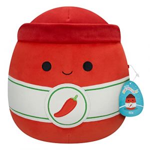 Jazwares Squishmallows Originaux 30cm Illia la Sriracha, Ajoute Ilia à Ton équipe, Peluche Ultra Douce, Peluche Officielle Kellytoy