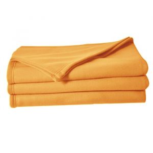 Poyet motte POLECO Couverture polaire Polyester Miel 220 x 240 cm