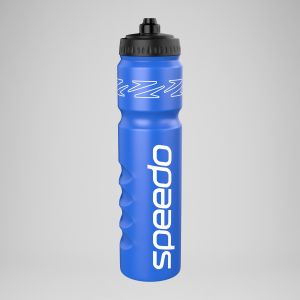 Speedo Bouteille d'eau de 1 litre | Design ergonomique, Bondi bleu/blanc, taille unique