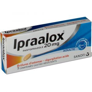 Sanofi Ipraalox pantoprazole 20 mg - 7 Comprim&eacute;s
