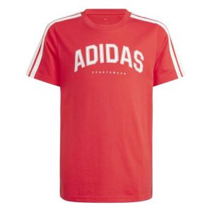 Adidas Mixte Enfant Codes Collegiate Graphic T-Shirt, Pure Ruby, 9-10 Years