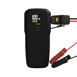 Ctek RB 4000 D&eacute;marreur Portable &ndash; Courant de Cr&ecirc;te de Batterie 4000A, Booster pour Batteries 12V dans V&eacute;hicules Diesel et Essence