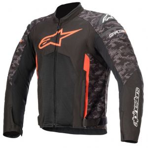 Alpinestars Vestes T-gp Plus R V3 Air S Black Camo / Red Fluo - Black Camo / Red Fluo - Taille S