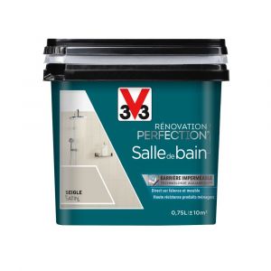 Image de V33 Peinture Rénovation Salle de Bain Satin Seigle 750ml