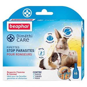Beaphar Dim&eacute;thicare, Pipettes Stop Parasites Pour Rongeur