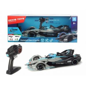 Image de Dickie Toys Formula E Gen2 RC Voiture de Course RC Contr&ocirc;leur Gun Mode Attack Effet Halo 8 &agrave; 11 km/h Charge USB Piles incluses 36 cm &Agrave; partir de 6 Ans