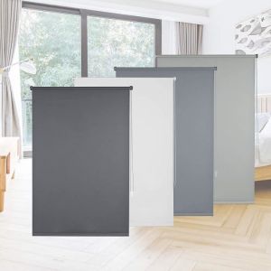 EUGAD Store Enrouleur occultant sans perçage,Store Isolation Thermique avec revêtement,85x160cm,Anthracite