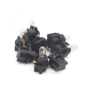 Sourcing map 8pcs 12V T5 Location V&eacute;hicule Jaune Planche Bord Interne Ampoule Tableau Bord