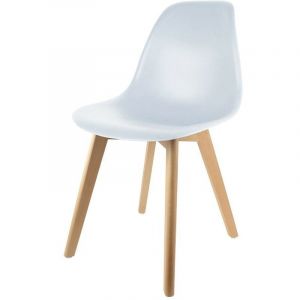 The home deco factory Chaise scandinave coque blanc