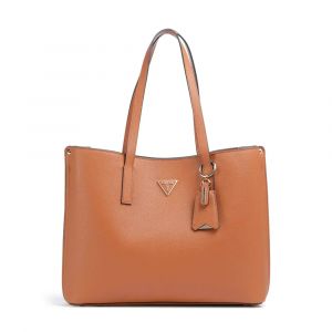 Guess Sac à épaule brun clair pour femme - Meridian II Girlfriend Tote Cognac 313049