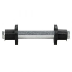 Axe roue brouette en acier essieu pour roue de charrette chariot de jardin