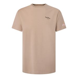 Pepe Jeans T-shirt col rond stretch Original Basic Beige - Taille L;M;S;XL