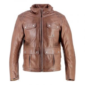 Helstons Blouson cuir Hunt tan- L
