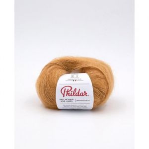 Fil exceptionnel &agrave; tricoter PHIL MOHAIR SOIE LUREX - 25GR - Phildar(...) - Miel Jaune