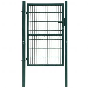 VidaXL Portillon de jardin 2D (Single) Vert 106 x 230 cm