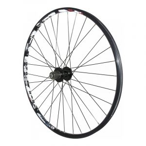 Image de Velox Roue vtt 27 5 karma disc arriere noir double paroi moyeu 6trous pour cassette shimano sram 11 10 9 8v 21mm inter et 27mm exter