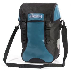 Ortlieb Sport-Packer Classic - Sacoche pour porte-bagages taille 15 l, noir/turquoise