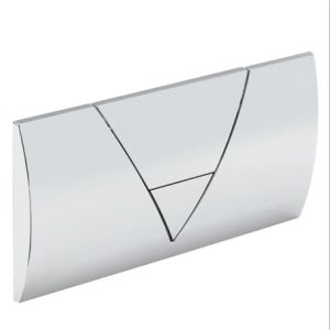 Viega Plaque de commande pour réservoir wc encastré double volume, blanc alpin