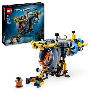 Lego Technic 42201 Le sous marin de recherche en haute mer - Jeu de construction dès 9 ans