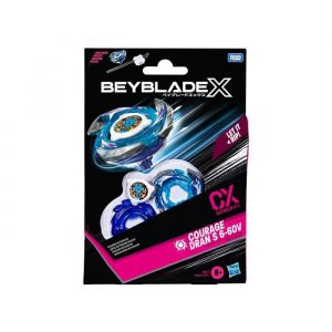 Coffret Toupie - Beyblade X Courage Dran S 6-60V - Set Toupie + Lanceur - Type Attaque + 1 Carte