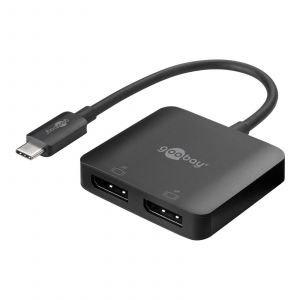 Goobay Adaptateur USB-C vers 2 DisplayPort 1.4
