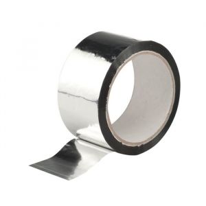 Maclean Rouleau daluminium adhésif - 50mm x 50m - Multi-usages - Résistant à la chaleur - Étanchéité vapeur