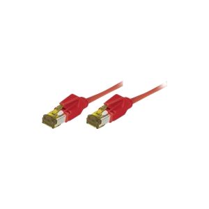 MCAD Cordon Patch Rj45 S/Ftp Cat 6A Lsoh Snagless Rouge - 7,5 M