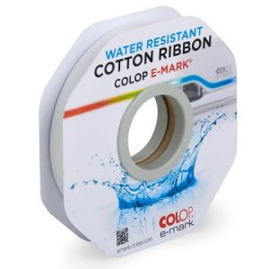 Colop Ruban en coton Hydrofuge pour E-mark Create - 15 mm - 25 m