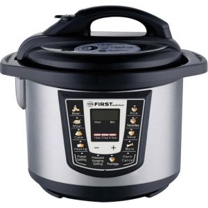 Multicuiseur 6L - Mijoteuse Électrique - Autocuiseur sous pression Inox, 8 programmes - 1000W