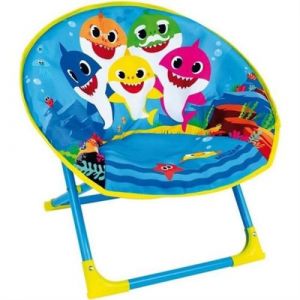 Tabourets Chaises Siege lune pliant pour enfant FUN HOUSE BABY SHARK H.47 L.54 P.