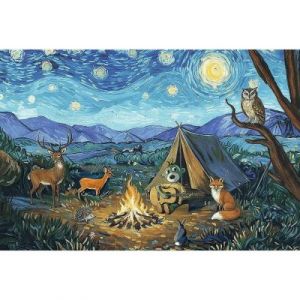 Trefl Puzzle 100 pi&egrave;ces : Pr&egrave;s du feu