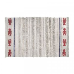 Image de Lorena canals Tapis lavable mini homard - 170 x 240 cm